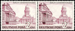2 Mark "Bauten I", Waagerechtes Paar, Tadellos Postfrisch, Mi. 300.-, Katalog: 58(2) **2 Mark "buildings I",... - Other & Unclassified