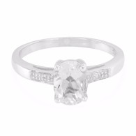 Anello In Argento 925 Sterling Con Petalite - Ringe