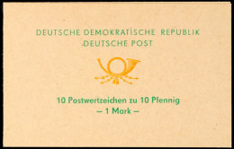 Sondermarken-Heftchen 1 C Mit Inhalt 10 Mal Nr. 1750, Tadellos Postfrisch, Mi. 150,-, Katalog: 1c **Special... - Autres & Non Classés