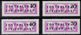 10 Bis 70 Pfg Dienstmarken, Kompletter Satz Mit 20 Pfg In Guter Sorte, Tadellos Postfrisch, Mi. 180,-, Katalog: 6/9... - Sonstige & Ohne Zuordnung