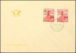 Ungarn- Und Ägypten-Hilfe Auf FDC Von WIESENBURG 20.12.56, Tadellos, Katalog: 557/58FDC BFHungaria And... - Other & Unclassified