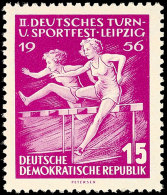 15 Pfg Sportfest Leipzig Mit Besserem Wz. 2 Y I, Tadellos Postfrisch, Gepr. Paul BPP, Mi. 160,-, Katalog: 532YI... - Autres & Non Classés