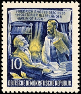 10 Pfg Engels Mit Wz. 2 Y I, Tadellos Postfrisch, Gepr. Paul BPP, Mi. 160,-, Katalog: 486YI **10 Pfg Angel... - Other & Unclassified