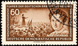 60 Pfg Rosa Luxemburg, Wz. 2XI, Gestempelt - Philatelistische Entwertung, Gepr. Schönherr BPP, Mi. Für... - Otros & Sin Clasificación
