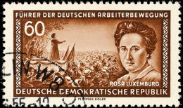 60 Pfg Rosa Luxemburg, Wz. 2XI, Gestempelt - Philatelistische Entwertung, Gepr. Schönherr BPP, Mi. Für... - Otros & Sin Clasificación