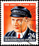 24 Pfg Thälmann Mit Besserem Wz. 2 X I, Philatelistische Abstempelung BERLIN W 8, Tadellos, Neuer Fotobefund... - Autres & Non Classés