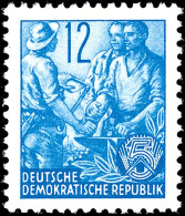 12 Pfg Fünfjahrplan Mit Seltenem Wz. 2 Y I, Tadellos Ungebraucht, Signiert Dr. Wittmann Sowie Gepr. Weigelt... - Altri & Non Classificati