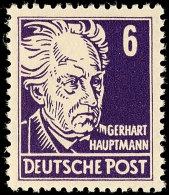 6 Pfg Hauptmann Auf Gewöhnlichem Papier Mit Wz. 2 X I, Tadellos Postfrisch Gepr. Paul BPP, Mi. 100,-, Katalog:... - Otros & Sin Clasificación