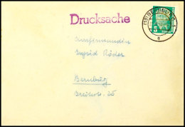 5 Pfg Pieck II Auf FDC Von BERNBURG 22.9.52, Tadellos, Mi. 600,-, Katalog: 322FDC BF5 Pfg Pieck II On First Day... - Sonstige & Ohne Zuordnung