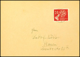 24 Pfg Volkswahlen Auf FDC Von PLAUEN 28.9.50, Tadellos, Gepr. Mayer BPP, Mi. 1000,-, Katalog: 275FDC BF24 Pfg... - Altri & Non Classificati