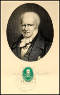 5 Pfg. Alexander Von Humboldt Auf MK Mit Tagesstempel, Pracht, Recht Selten!, Katalog: 262 BF5 Pfg. Alexander... - Autres & Non Classés