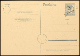 12 Pfg. Arbeiter-Ganzsachenkarte Mit Handstempel-Aufdruck, 9 Karten Mit Verschiedenen Bezirks-Handstempeln Ab... - Altri & Non Classificati