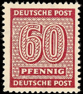 60 Pf. Schwärzlichbraunkarmin, Tadellos Postfrisch, Gepr. Ströh BPP, Mi. 500.-, Katalog: 137Ywb **60... - Otros & Sin Clasificación