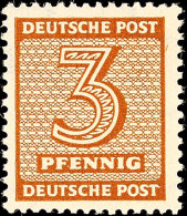 3 Pfg Dunkelockerbraun Mit WZ. Y, Postfrisch, Gepr. Dr. Jasch BPP, Mi. 150,-, Katalog: 126Yb **3 Pfg Dark Ochre... - Otros & Sin Clasificación