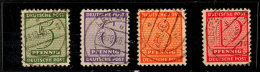 5 Pfg Bis 12 Pfg Ziffern Mit Wz 1X, Tadellos Gestempelt, Gepr. Ströh BPP, Mi. 190.-, Katalog: 120/23X O5... - Autres & Non Classés