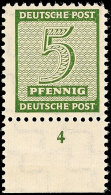 5 Pf. Olivgrün, Wz.Y, Mügeln-Zähnung, Tadellos Postfrisch, Gepr. Ströh BPP, Mi. 350.-, Katalog:... - Autres & Non Classés