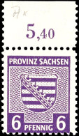 6 Pf. Dunkelgrauviolett, A-Zähnung, Tadellos Postfrisch, Gepr. Ströh BPP, Mi. 1.000.-, Katalog: 69XAc... - Otros & Sin Clasificación