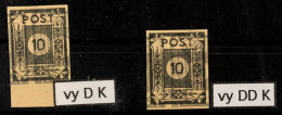 10 Pf. Grau, Mi. 52vyDK Und 52vyDDK, Je Tadellos Postfrisch, Gepr. Ströh BPP, Mi. 330.-, Katalog: 52vyDK,DDK... - Sonstige & Ohne Zuordnung