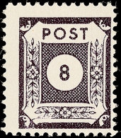 8 Pf. Schwarzviolett, Gez. Coswig DIII, Tadellos Postfrisch, Gepr. Ströh BPP, Mi. 240.-, Katalog: 44DIIIb... - Sonstige & Ohne Zuordnung