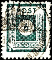 6 Pf. Blaugrün, Gez. Coswig DII, Tadellos Gestempelt, Gepr. Ströh BPP, Mi. 450.-, Katalog: 43DIIb O6... - Otros & Sin Clasificación