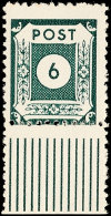 6 Pf. Blaugrün, Gez. Coswig DII, Tadellos Postfrisch, Gepr. Ströh BPP, Mi. 200.-, Katalog: 43DIIb **6... - Sonstige & Ohne Zuordnung