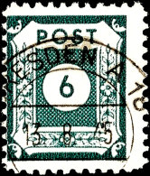 6 Pf. Blaugrün, Tadellos Gestempelt, Gepr. Ströh BPP, Mi. 250.-, Katalog: 43C O6 Pf. Blue-green, Neat... - Otros & Sin Clasificación