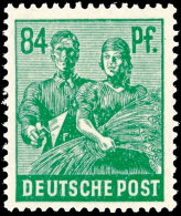 84 Pfennig Arbeiterserie, Dunkelsmaragdgrün, Tadellos Postfrisch, Arge Farbgeprüft, Mi. 300.-, Katalog:... - Autres & Non Classés