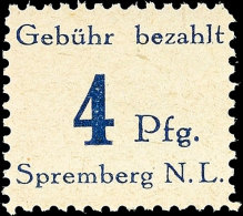 4 Pfg Violettultramarin Und 6 Pfg Lebhaftblau, Beide Fehlfarben, Tadellos Postfrisch, Mi. 400,-, Katalog: 2b,4b... - Spremberg