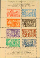 Lager Freimann: 1946, Dachau-Block, Postfrisch, Pracht, Katalog: Bl.1a **Camp Hangman: 1946, Dachau Souvenir... - Otros & Sin Clasificación