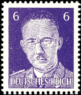 6 Pfg Propagandafälschung "Reichsführer SS Himmler", Type II = Enge Linien, Tadellos Ungebraucht Mit... - Autres & Non Classés