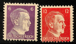 6 Und 12 Pf Hitler Als Propagandafälschungen Tadellos Postfrisch, Gepr. Ludin BPP, Mi. 120.-, Katalog: 15/16... - Autres & Non Classés