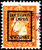 2 D Singapore Tadellos Gestempelt, Fotokurzbefund Pieles BPP, Mi. 140,- Attest/Certificate:... - Autres & Non Classés