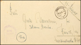1945, SS-Feldpostbrief Aus BESKOW 18.1.45 Mit Briefstempel Und Absendervermerk Eines Soldaten Der... - Sonstige & Ohne Zuordnung