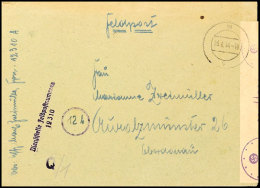 1944, V-Waffen, Feldpostbrief Mit Tarnstempel "VII-V 23.6.44" Und L2-Briefstempel "Dienststelle Feldpostnummer... - Otros & Sin Clasificación