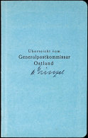 Geschenkheft Der DDP Ostland 1941, Einsteckbüchlein (10 X 16 Cm) Mit Breiter Auswahl Postfrischer Baltischer... - Otros & Sin Clasificación