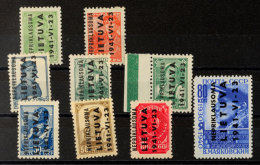 5 K. - 50 K. Freimarken, Postfrisch, Mi. 200,-, Katalog: 1/9 **5 K. - 50 K. Postal Stamps, Mint Never Hinged,... - Autres & Non Classés