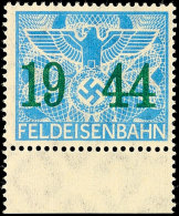 1944, 7 Verschiedene Feldeisenbahn-Marken Mit Aufdruck "1944", Postfrisch, Pracht  **1944, 7 Various Field... - Otros & Sin Clasificación