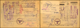 Paris 1944, Wehrmachts-Aufenthaltserlaubnis Für Groß-Paris Mit Vorder- Und Rückseitigen... - Other & Unclassified