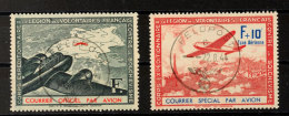 Flugpostvignetten, Gest., Gepr. Tust BPP, Mi. 150,- Kursiv, Echt Gestempelt Unterbewertet !, Katalog: II/III... - Otros & Sin Clasificación