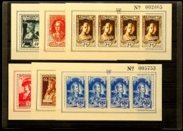 5 Bis 100 Fr., Kaiserbildnisse, 6 Kleinbogen Komplett Postfrisch, Mi. 1.200,-, Katalog: IX/XIV KB **5 Till 100... - Sonstige & Ohne Zuordnung