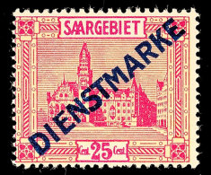 25 C. Rötlichlila/mattrötlichgelb, Aufdruck Type I Mit Plattenfehler IV, Tadellos Postfrisch, Katalog:... - Otros & Sin Clasificación