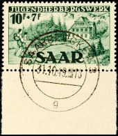 8 (Type I) Und 10 Fr. Jugendherbergswerk (Type II) Je Vom Unterrand Tadellos Gestempelt, Tiefst Gepr. C. Ney BPP,... - Otros & Sin Clasificación