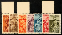 Volkshilfe 1934, Tadellos Postfrisch, Katalog: 171/77 **Peoples Help 1934, In Perfect Condition Mint Never... - Otros & Sin Clasificación