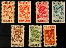 40  C. Bis 10 Fr., Volkshilfe 1931, 7 Werte Kpl. Postfrisch, Mi. 450,-, Katalog: 144/50 **40 C. Till 10 Fr.,... - Autres & Non Classés