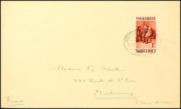 1 Fr. Volkshilfe 1929 Als Portogerechte Einzelfrankatur Auf Brief Der 2. Gewichtsstufe Mit Bahnpost-Stempel... - Otros & Sin Clasificación