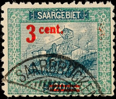 3 C. Auf 20 Pf., Landschaftsbilder II, Gez. 10½, Gestempelt, Gepr. Hoffmann BPP, Mi. 200,-, Katalog: 70B... - Autres & Non Classés