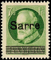 7 1/2 Pfg Bayern Mit Aufdruck "Sarre", Tadellos Postfrisch, Gepr. Dr. Dub U. Burger BPP, Mi. 90.-, Katalog: C31... - Otros & Sin Clasificación