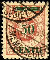 50 C. Auf 500 M., Type BI, Gestempelt, Geprüft Klein BPP, Mi. 100,-, Katalog: 173BI O50 C. On 500 M., Type... - Memel (Klaïpeda) 1923