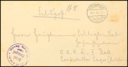 1916, Feldpostbrief Mit Aufgabestempel "K.D.FELDPOSTEXPED. B Der 47. Reserve-Div." Nebst Viol. Briefstempel "VIII.... - Autres & Non Classés