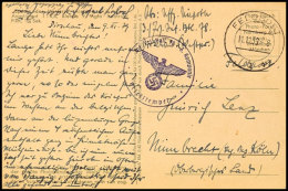 "FELDPOST I Dgz 11.11.39", Klar Auf Feldpostkarte Mit Briefstempel Nach Numbrecht, Pracht  BFArmy Postal... - Autres & Non Classés